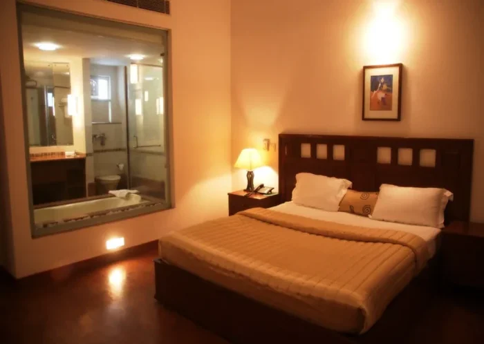 2 BHK Serviced Apartments 2 Master Bedroom of the 2BHK serviced apartment at Osaka Serviced Apartments in Gurgaon