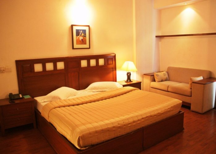 Master Bedroom of the 2 BHK Serviced Apartments at Osaka Serviced Apartments in Gurgaon